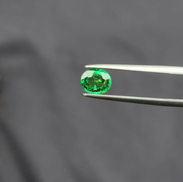 N.Tsavorite Garnet_1.20ct_ Oval, fac_ 7.0 x6.0mm_ Tanzania_PVN568 - Ảnh 2